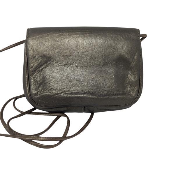 Vintage Susan Gail Original Leather Ornate Gold Detail Crossbody Evening Bag - Picture 2 of 16